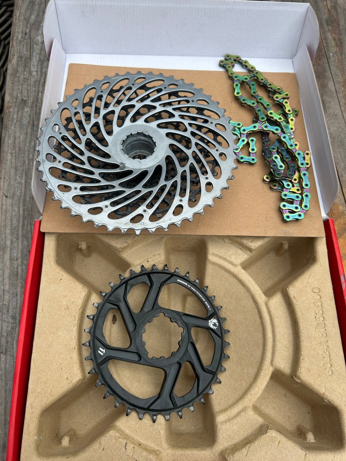12sp sram XG 1295 10-50 cassette eagle 36T Tandwiel, ketting, Fietsen en Brommers, Fietsonderdelen, Ophalen of Verzenden, Zo goed als nieuw