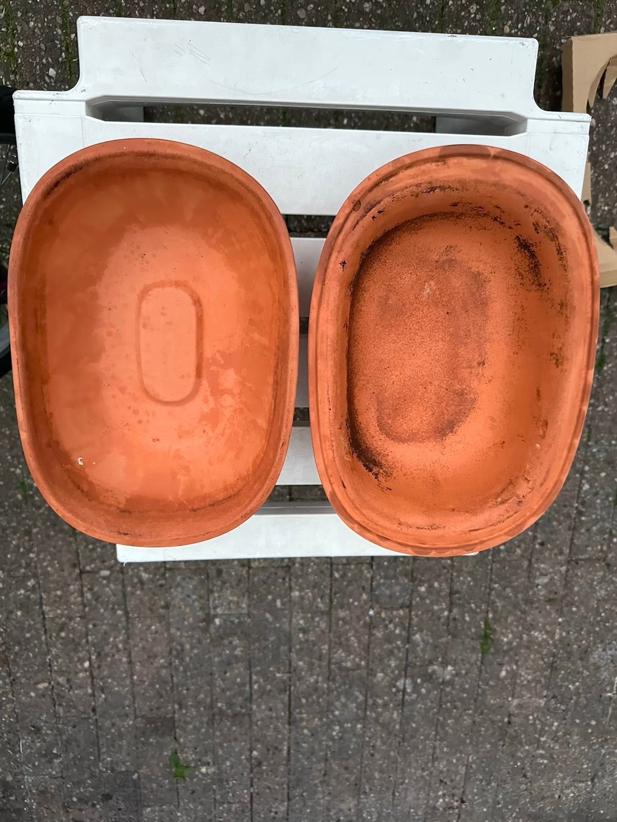 Schlemmer Topf - Duitse Aardenwerken Braadpan, Ophalen, Steen/keramiek, Overige merken, Oranje