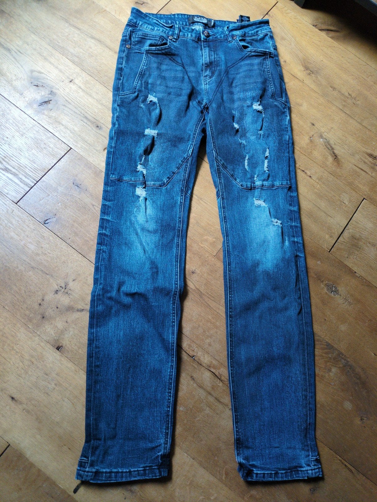 spijkerbroek, Ophalen of Verzenden, Zo goed als nieuw, Blauw, W33 - W34 (confectie 48/50)
