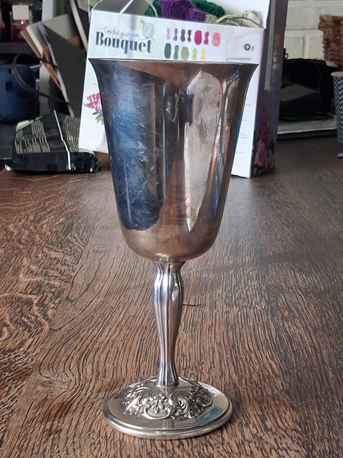 Verzilverde Wijn Beker - Gorham ESP YC100, Ophalen of Verzenden, Zilver