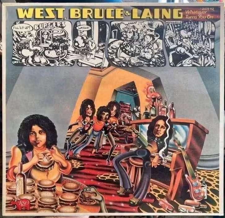 LP West Bruce & Laing - Whatever Turns You On 2394 107 Vinyl, LP, Blues Rock, Ophalen of Verzenden, Zo goed als nieuw