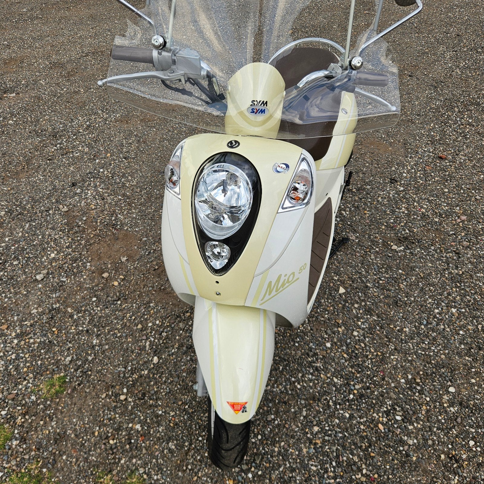 Sym Mio 50, Fietsen en Brommers, Scooters | SYM, Zo goed als nieuw, Benzine, 50 cc, Maximaal 25 km/u