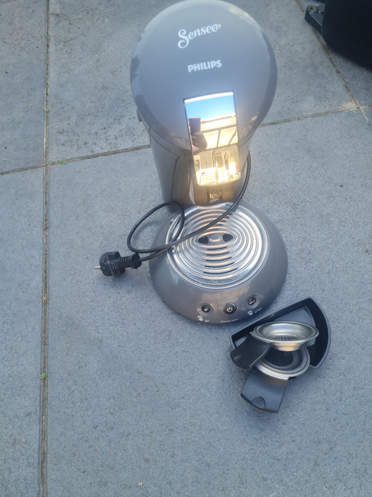 Philips Senseo Koffiezetapparaat - Grijs, Ophalen, Koffiepads en cups, Gebruikt, Koffiemachine