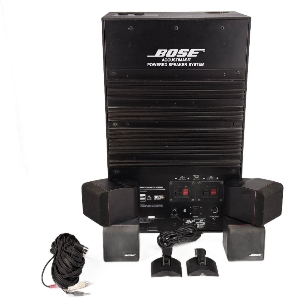 Bose Acoustimass 2683-2 Actieve Subwoofer | Incl. Speakers, Bose, Gebruikt, Support@bose.com, The Mountain
Framingham, MA 01701
USA
