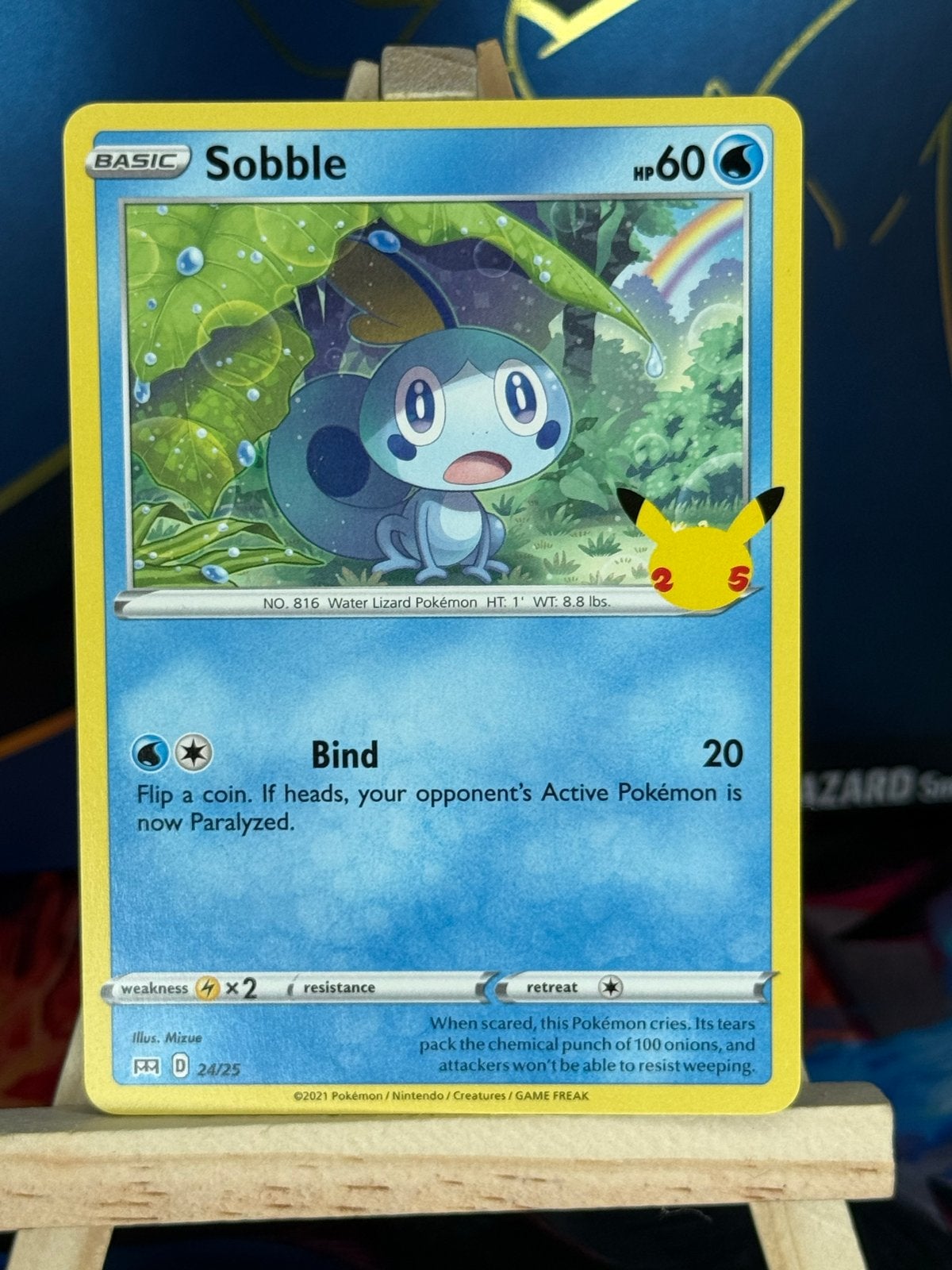 Sobble #24 | Pokemon McDonalds 2021, Ophalen of Verzenden, Zo goed als nieuw, Losse kaart