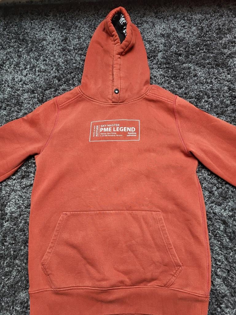 PME Legend hoodie rood - Zo goed als nieuw - Maat S, Ophalen of Verzenden, Zo goed als nieuw, PME Legend, Jongen