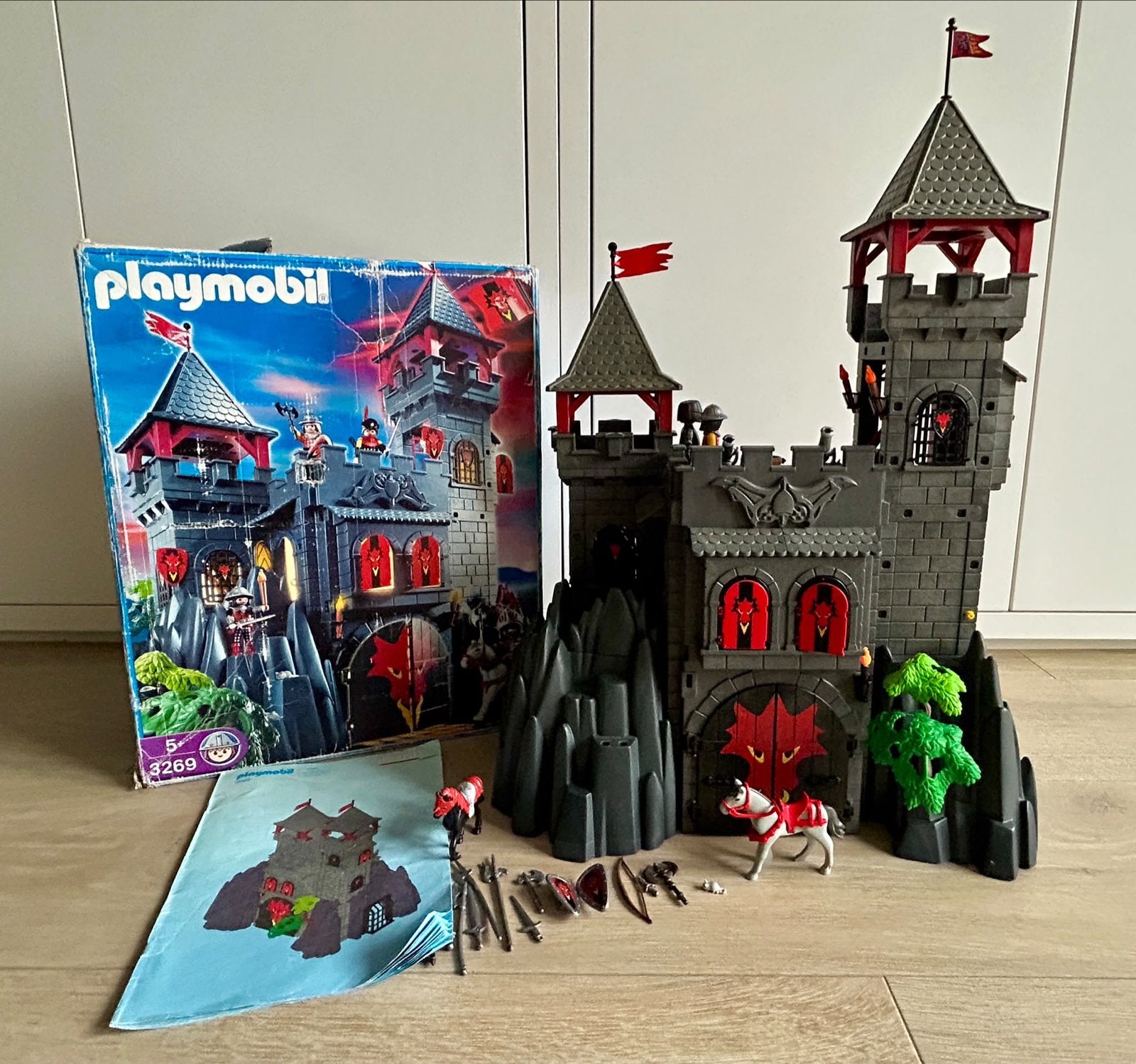 Playmobil 3269 Drakentoren Kasteel, Complete set, Zo goed als nieuw, Kasteel/Fort, Historisch