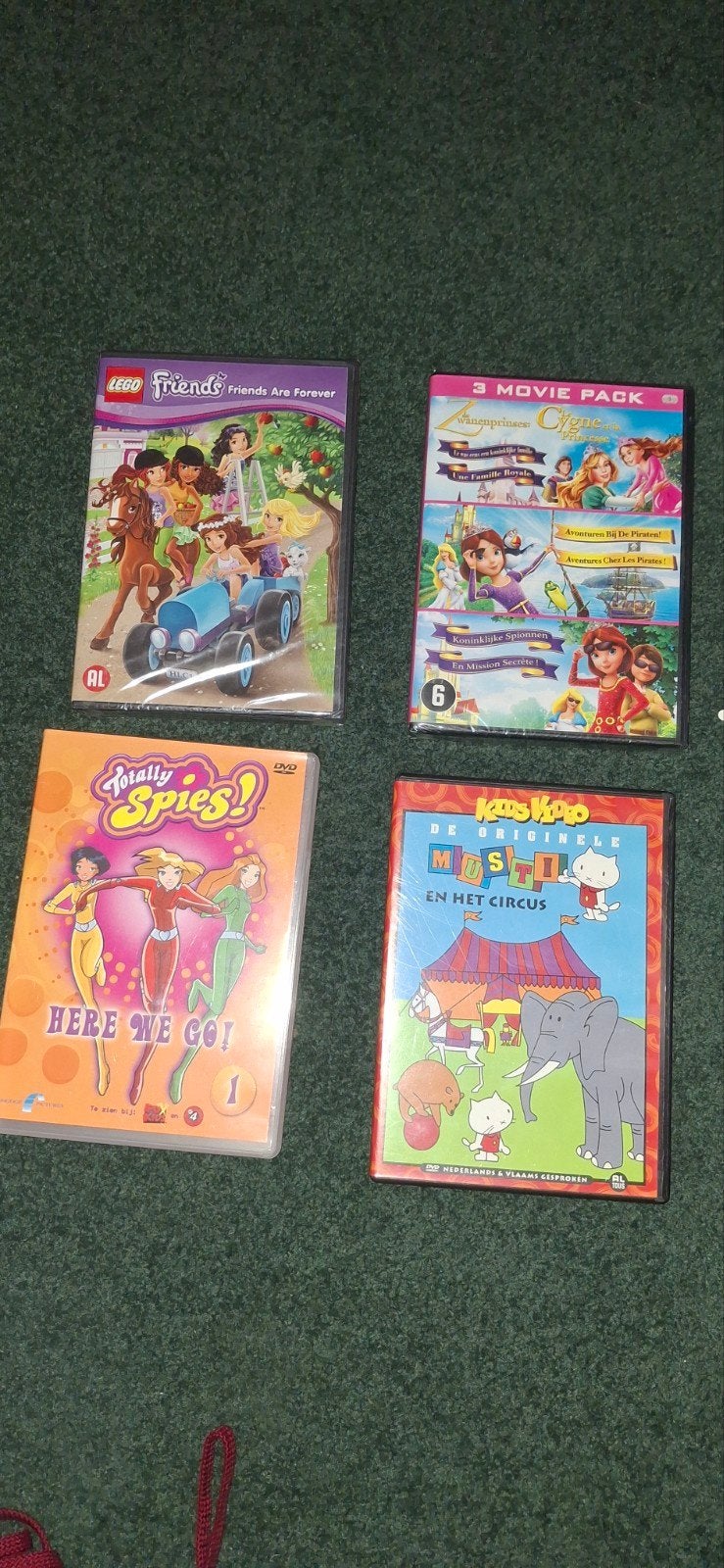 DVD-collectie: Lego Friends, Totally Spies, Prinsessen & Mus, Gebruikt, Animatie, Verzamelbox, Alle leeftijden