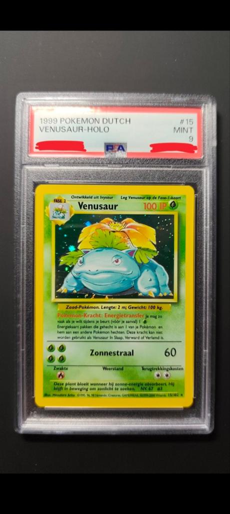 POP 30 Pokémon Dutch Venusaur Holo #15 PSA 9 Mint, Hobby en Vrije tijd, Verzamelkaartspellen | Pokémon, Ophalen of Verzenden