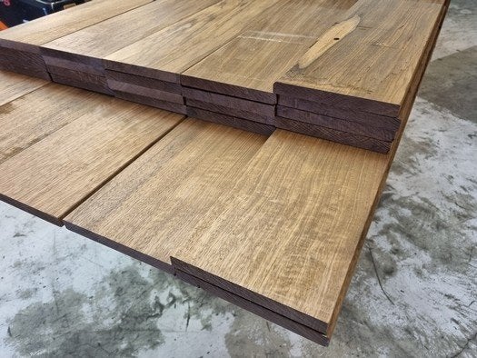 Hardhouten planken geschaafd 2.0x18.5 cm - nr: HP424, Ophalen, Planken, Nieuw, Hardhout