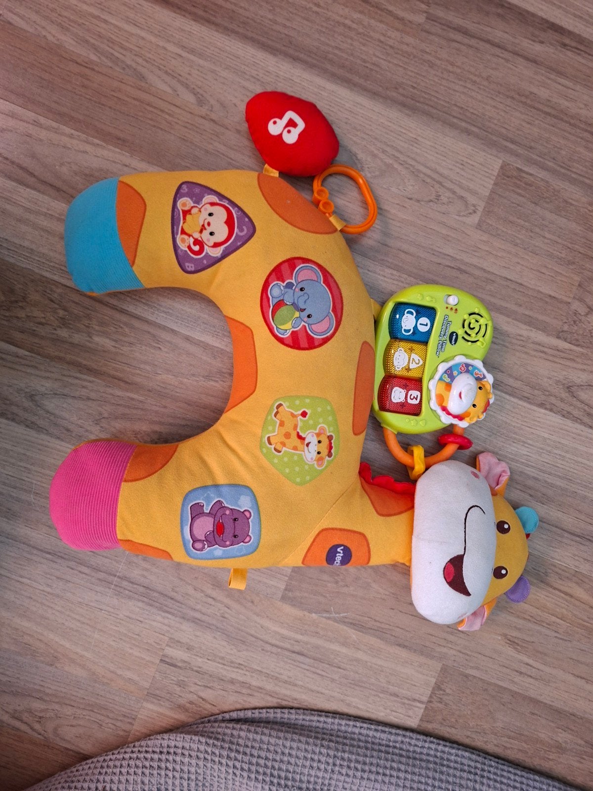 VTech Tummy Time Discovery Pillow buiktrainer giraf, Kinderen en Baby's, Ophalen, Gebruikt, Overige typen, Met licht