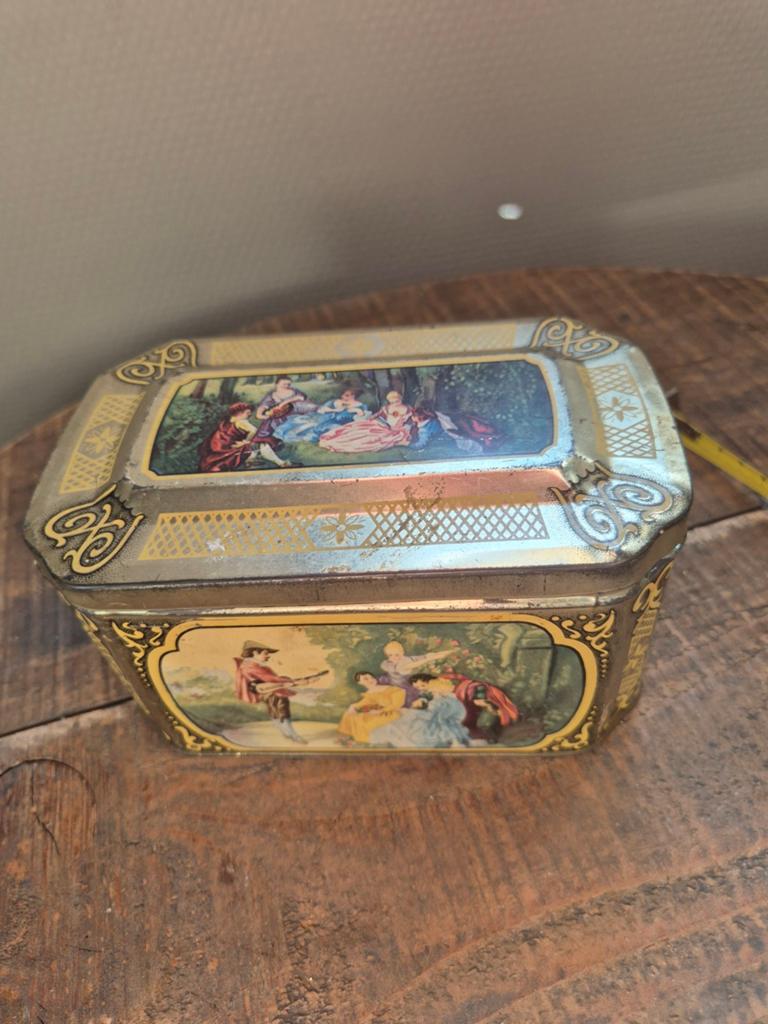 Mooie brocante blik, Ophalen of Verzenden, Gebruikt, Overige