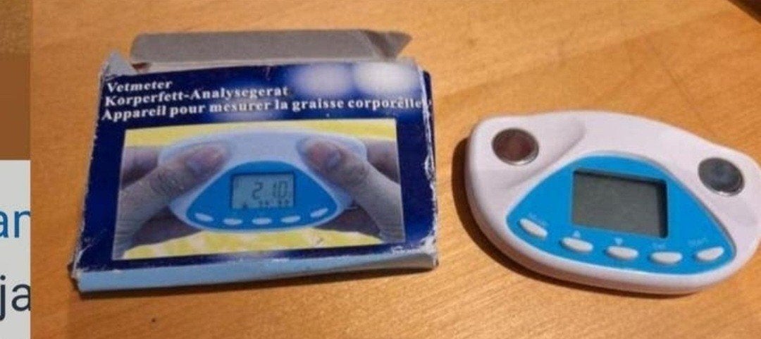 Vetmeter Lichaamsvet Analyzer - Model Y-2008B, Minder dan 10 kg, Ophalen of Verzenden, Overige typen, Fijner dan 1 gram