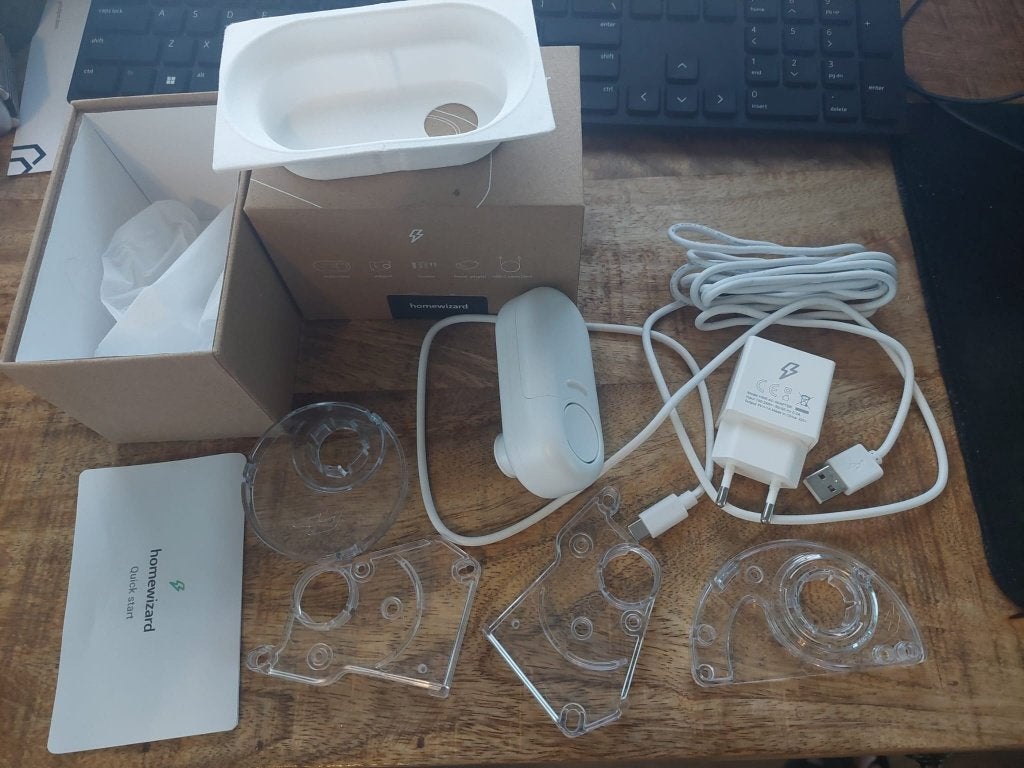 Homewizard Watermeter HWE-WTR-13 inclusief uitbreidingsset!, Ophalen of Verzenden, Zo goed als nieuw, Overige meters