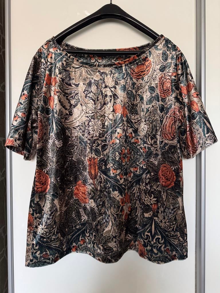 Expresso top met bloemenprint maat 42, Overige kleuren, Maat 42/44 (L), Ophalen of Verzenden, Korte mouw