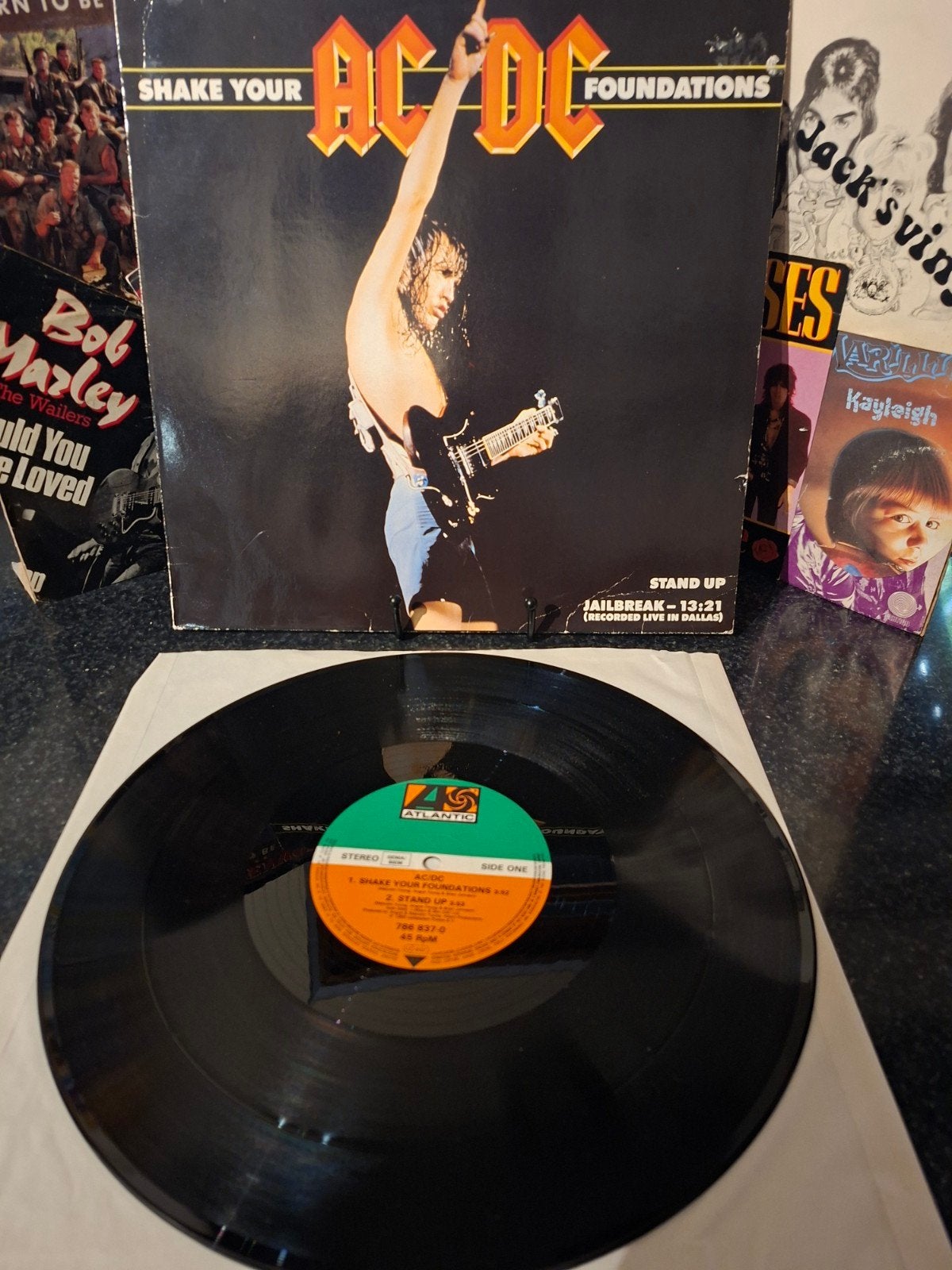 AC/DC - Shake Your Foundations 12 inch vinyl 1986, Gebruikt, Hard Rock, Ophalen of Verzenden, Overige typen