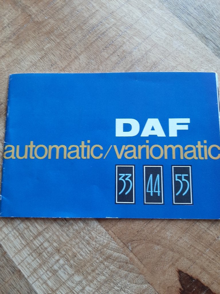 Daf folder 1968, Gelezen, Diverse, Ophalen of Verzenden, Overige merken