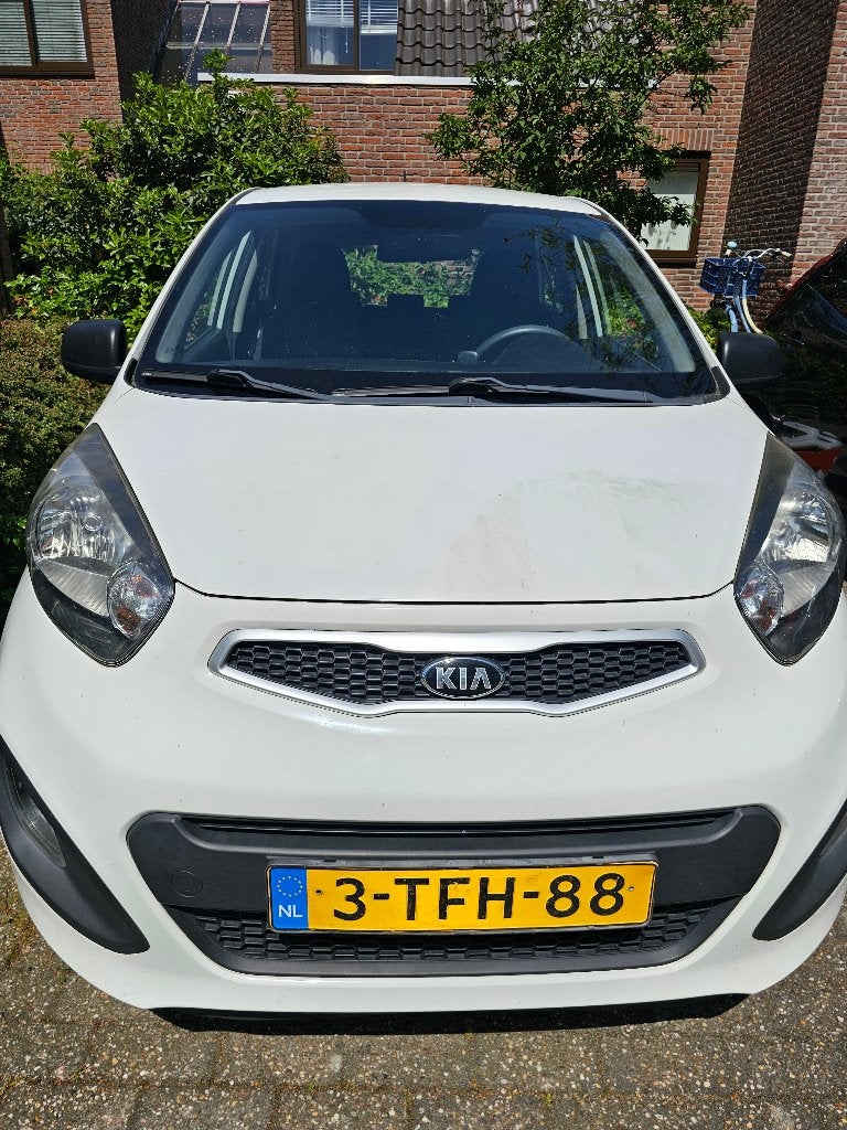 Kia Picanto 2014 | Zuinig, betrouwbaar, goed onderhouden, Voorwielaandrijving, Stof, 400 kg, Wit