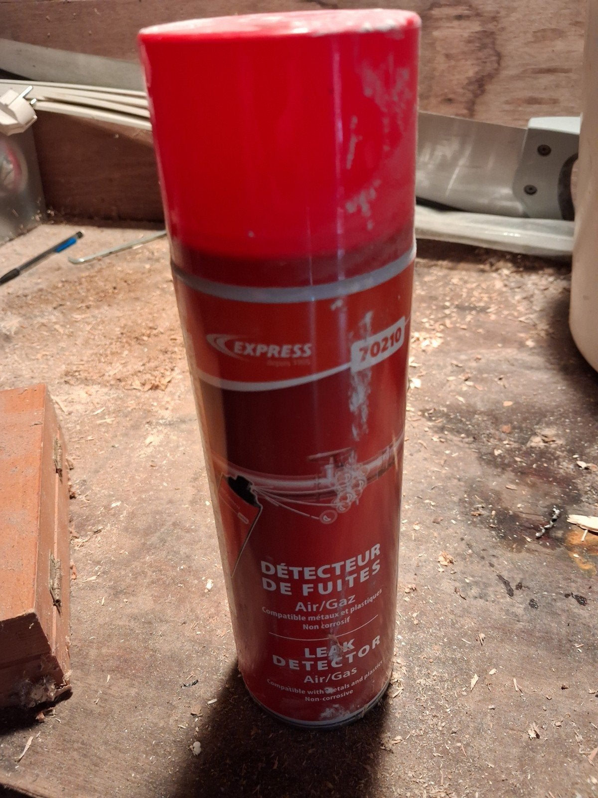 gaslek detectiespray, Ophalen of Verzenden, Zo goed als nieuw
