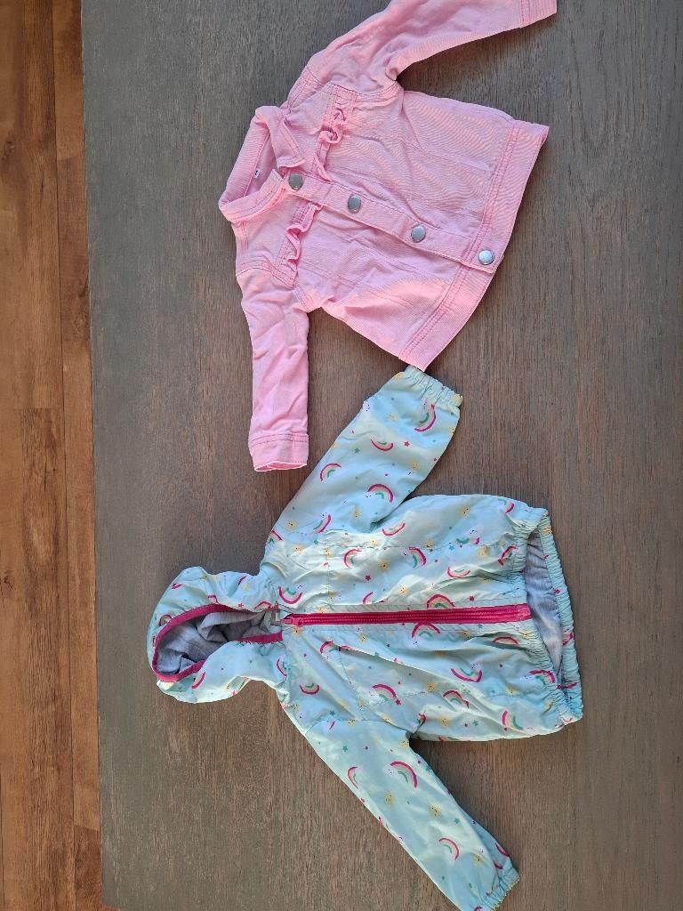 Zomerjassen maat 74 meisje, Kinderen en Baby's, Babykleding | Maat 74, Ophalen of Verzenden, Zo goed als nieuw, Meisje, Jasje