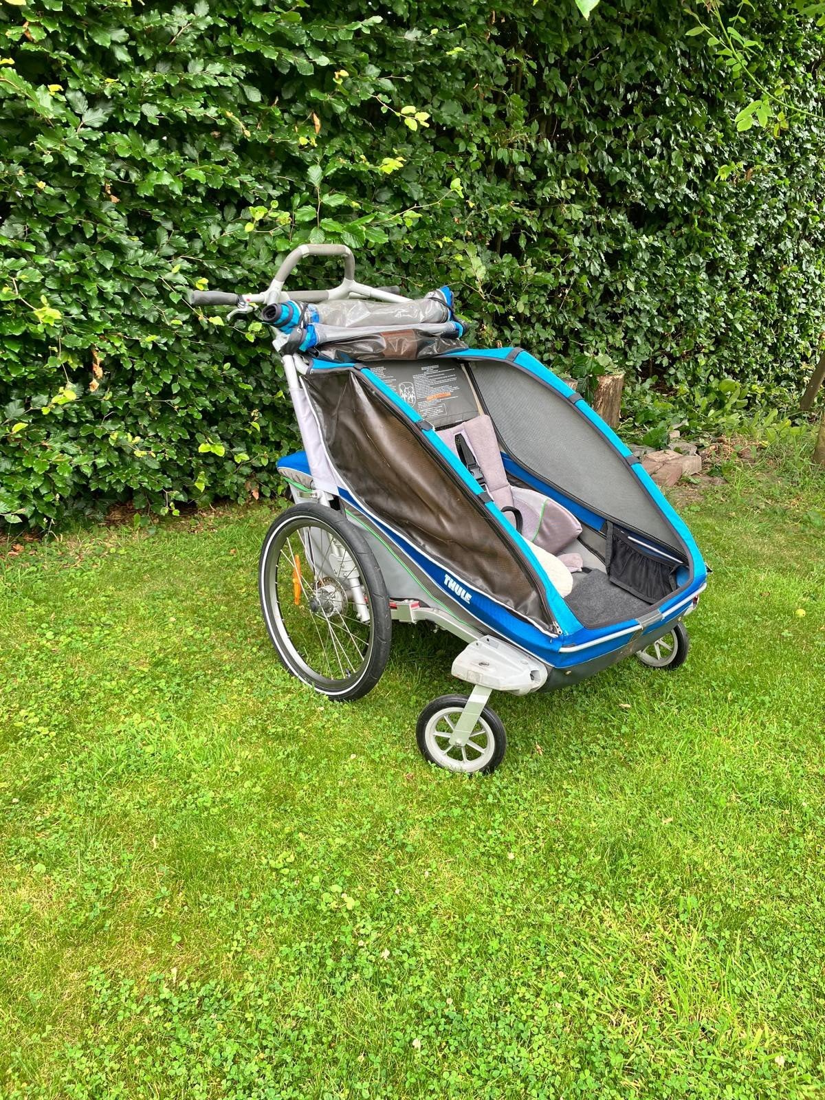 Thule Chariot 2 fietskar voor twee kinderen + baby zitje, Fietsen en Brommers, Ophalen, Kinderkar, 40 tot 60 kg