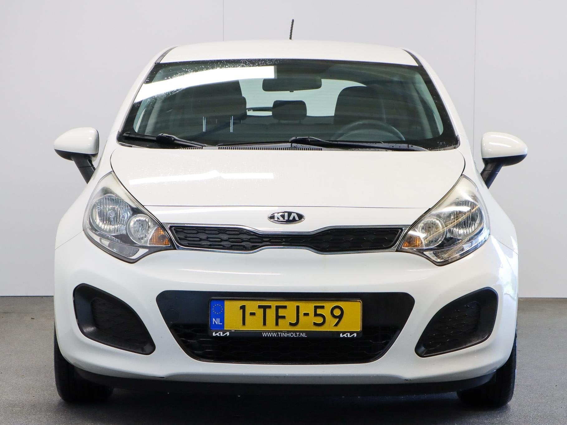 Kia Rio 1.2 CVVT Comfort Pack, Auto's, 4 cilinders, Elektrische ramen, Wit, Origineel Nederlands