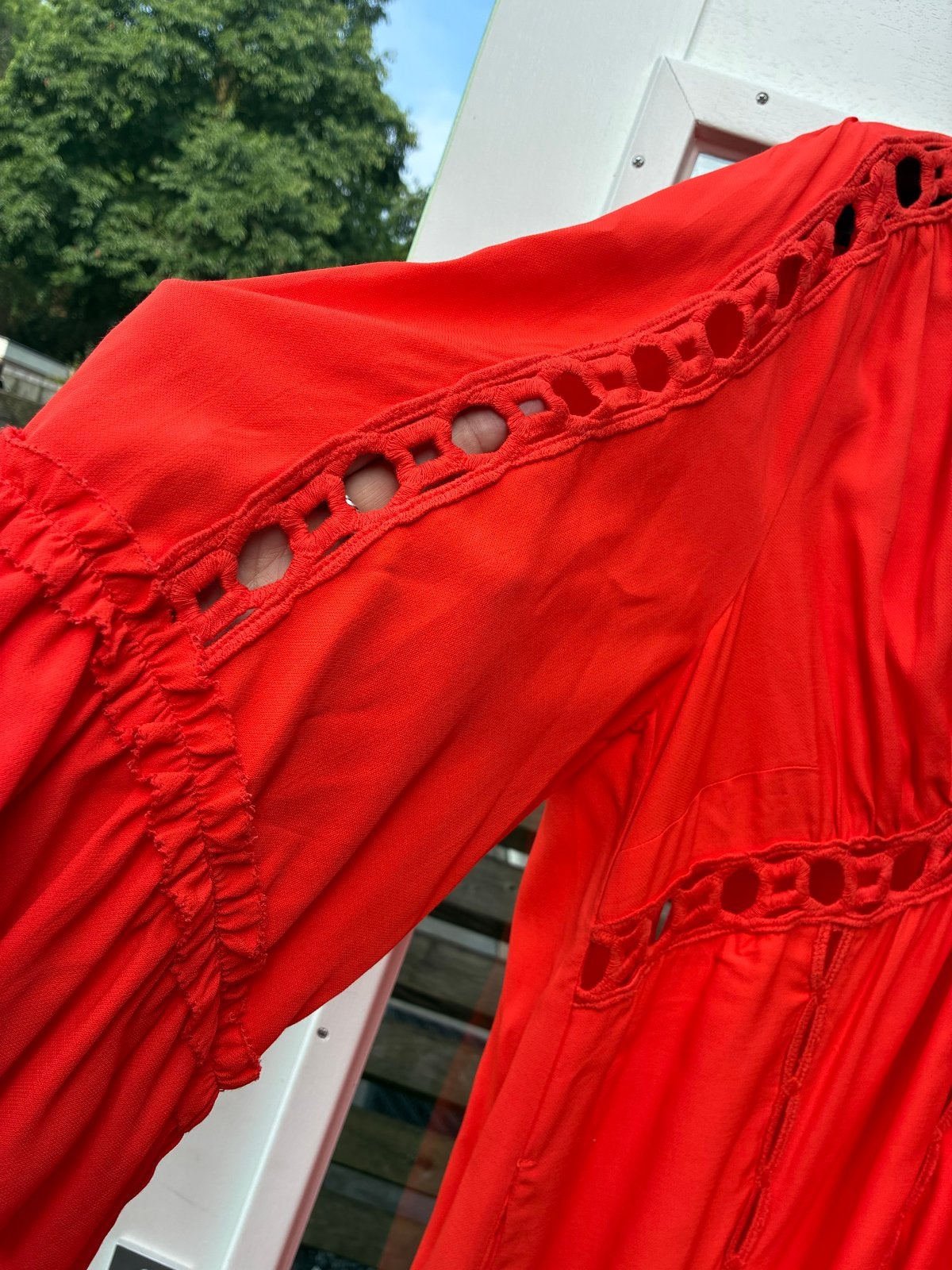 Gustav Kendi maxi Jurk Rood Maat 44 Nieuw met kaartjes, Maat 42/44 (L), Nieuw, Ophalen of Verzenden, Rood