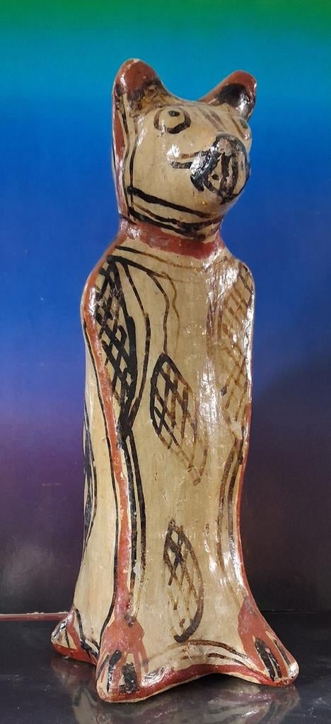 Poes. Berbers.  Marokko.  Oud. 23 cm. * Zie tekst., Ophalen