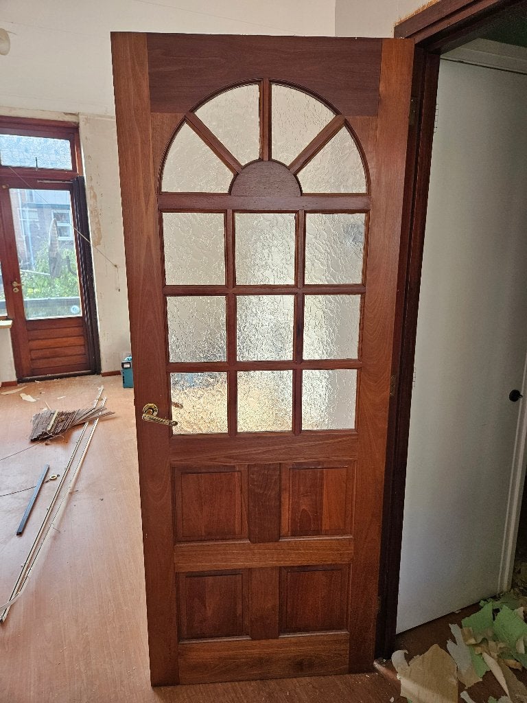 Eiken binnendeur, Ophalen, Gebruikt, 80 tot 100 cm, Binnendeur