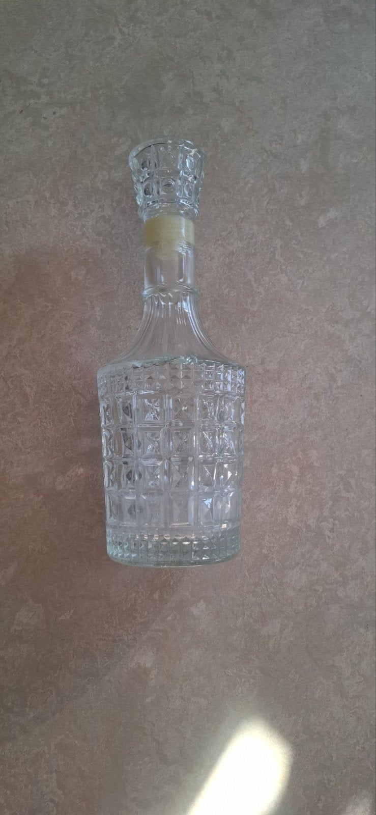 Glazen karaf met stop - Vintage design, Ophalen