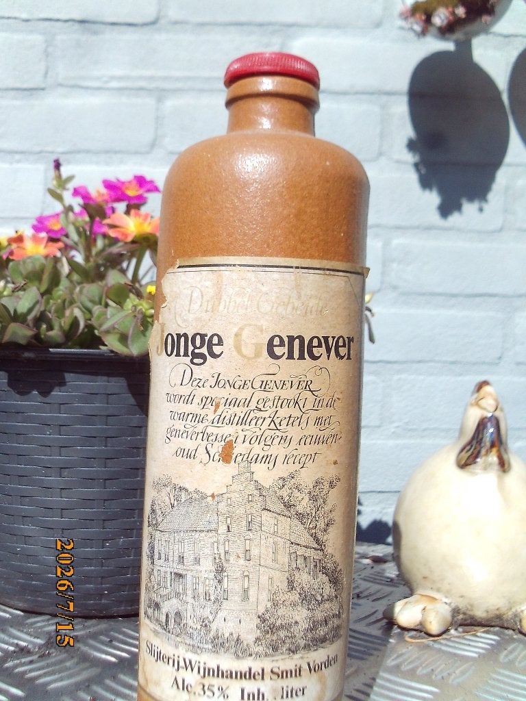 Vorden Genever kruik Wijnhandel Smit 0,5l afb Kasteel Vorden, Ophalen of Verzenden