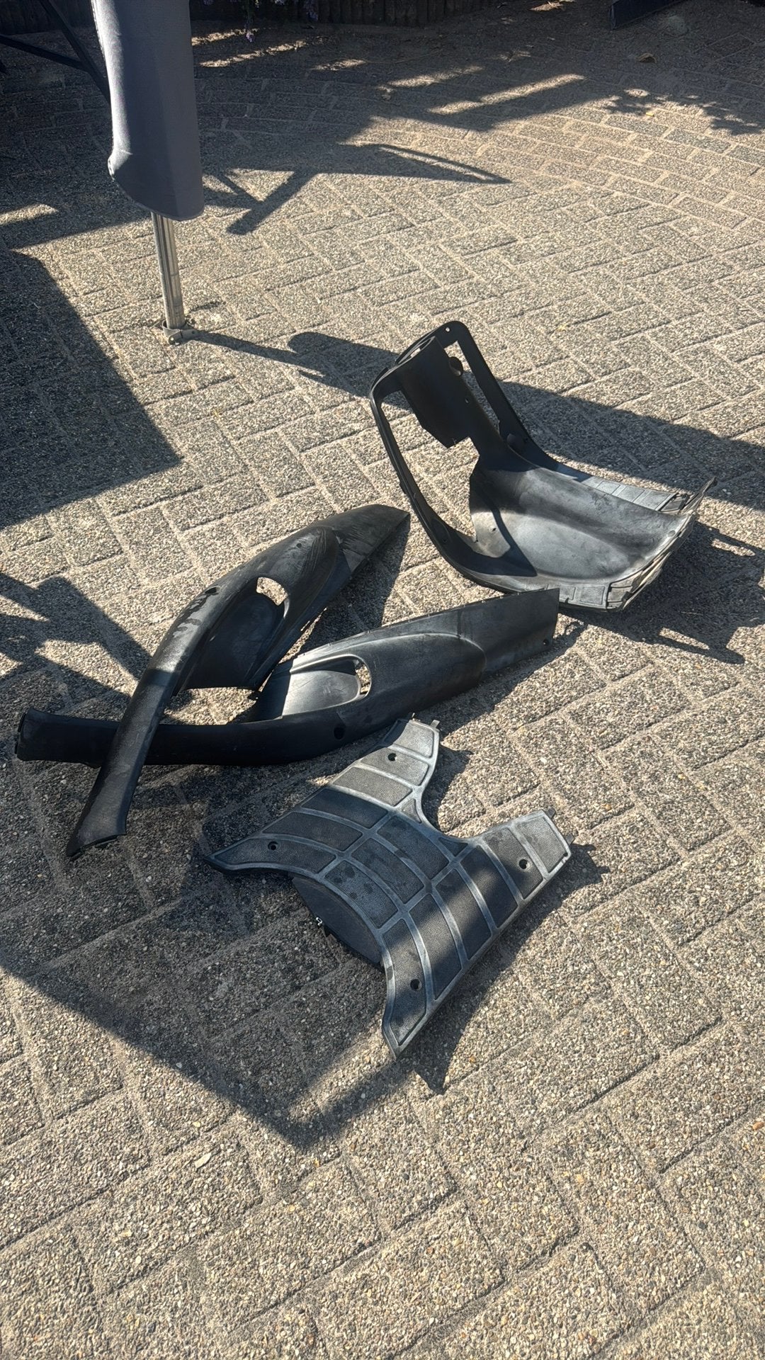 Piaggo type binnenkappenset, Ophalen of Verzenden, Gebruikt, Overige typen, Piaggio