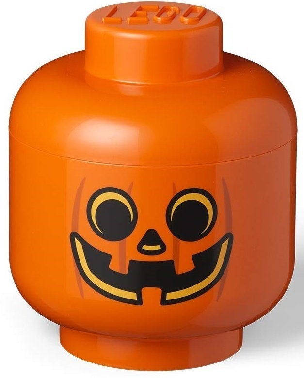 LEGO Opbergbox Hoofd Pompoen Klein / Storage Head Pumpkin S, Lego, Nieuw, Ophalen of Verzenden, X