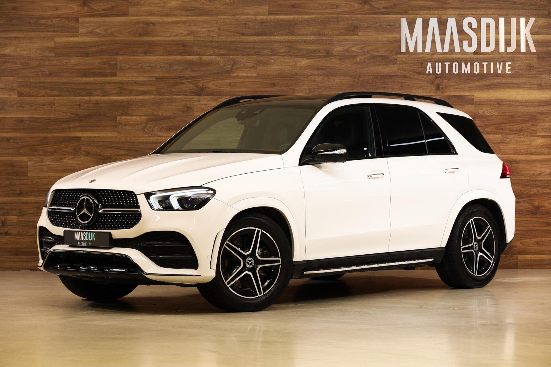 Mercedes GLE 450 AMG 4MATIC|Pano|Burmester|Trekhaak|360|ACC|, Automaat, Gebruikt, 367 pk, Wit