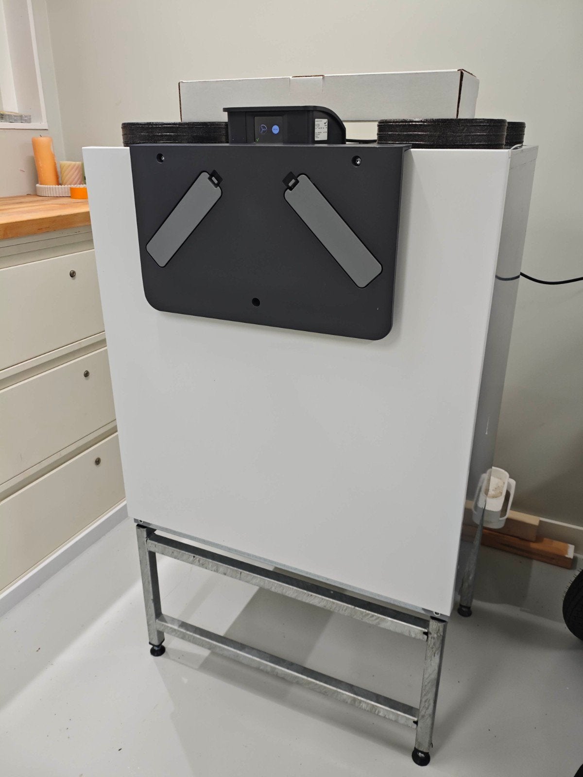 Zehnder Comfoair E400 R WTW unit met vochtsensor en RF, Ophalen, Zo goed als nieuw, Ventilator en Afzuiger
