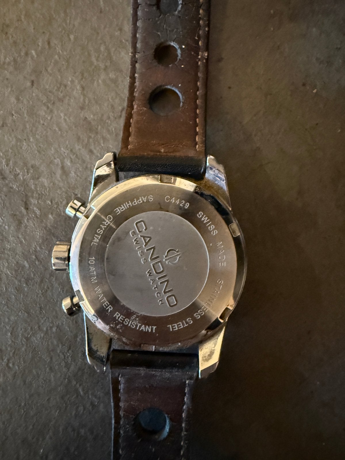 Candino Horloge, Ophalen of Verzenden, Gebruikt, Leer, Overige merken