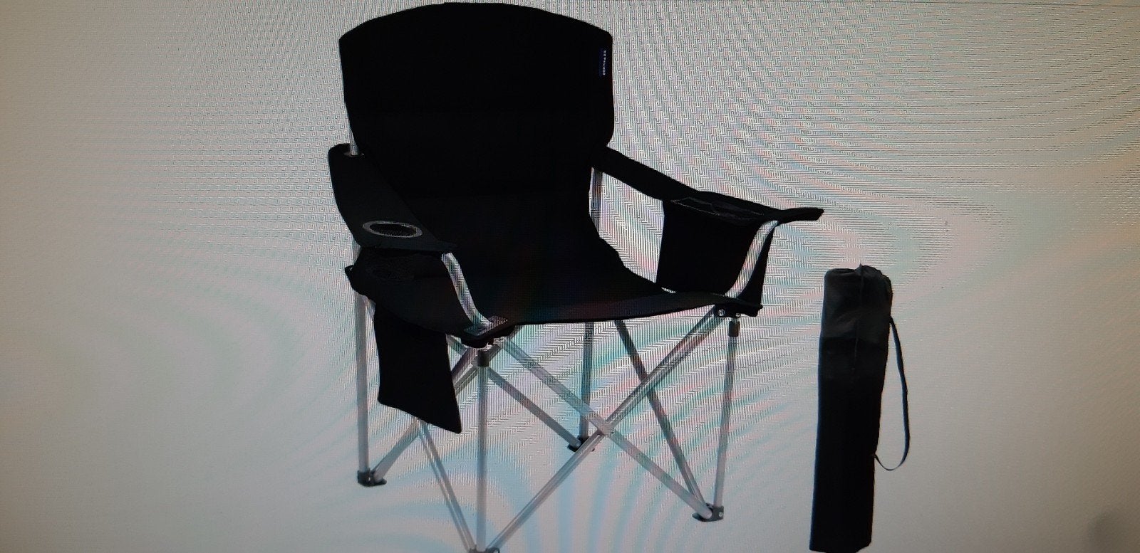 TRVLMORE Campingstoel XL 150 kilo: NIEUW grijs:, Ophalen, Nieuw, Campingstoel