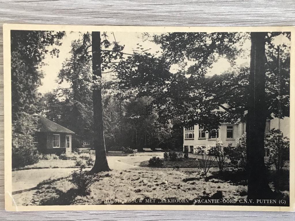 Putten Hoofdgebouw Vakantieoord 1952, Verzenden, 1940 tot 1960, Gelopen, Gelderland
