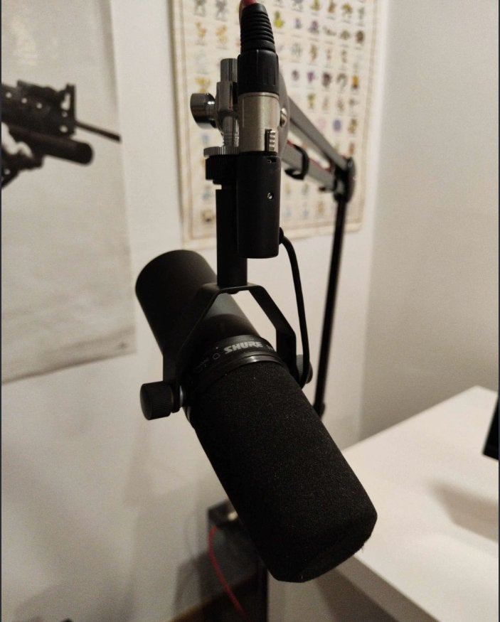 Stream Set: Shure SM7B + GoXLR Mini + Rode PSA1 + Kabels, Ophalen of Verzenden, Zo goed als nieuw, Studiomicrofoon