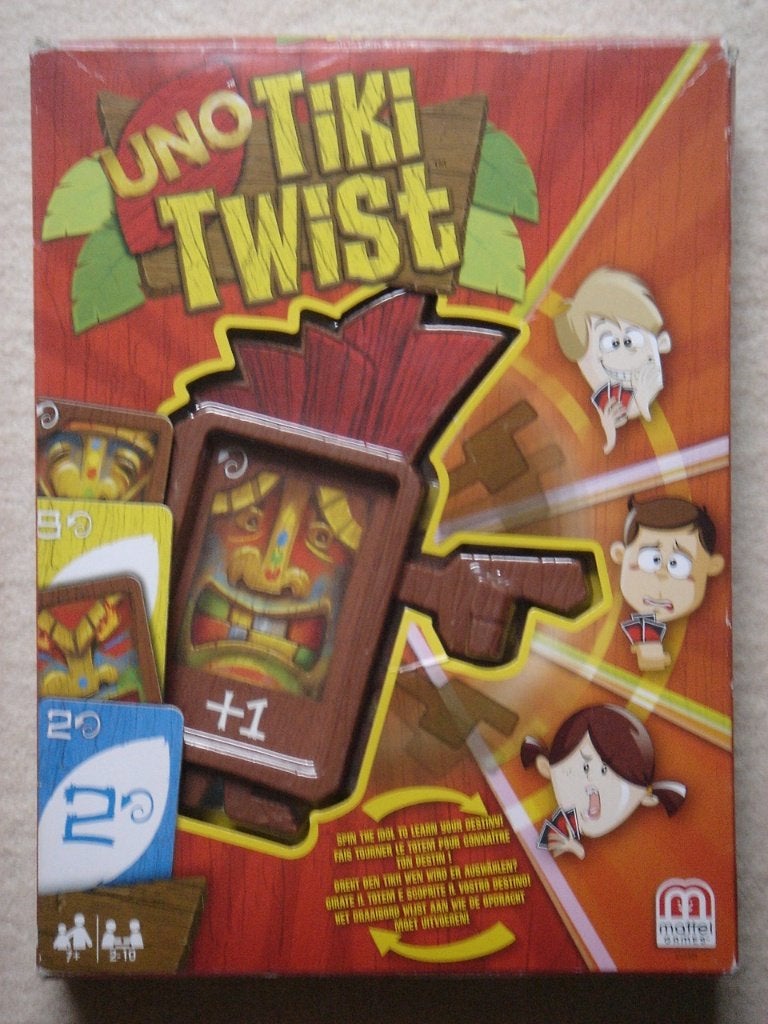 LEUK: UNO: Tiki Twist, Hobby en Vrije tijd, Gezelschapsspellen | Kaartspellen, Vijf spelers of meer, Ophalen of Verzenden, Gebruikt