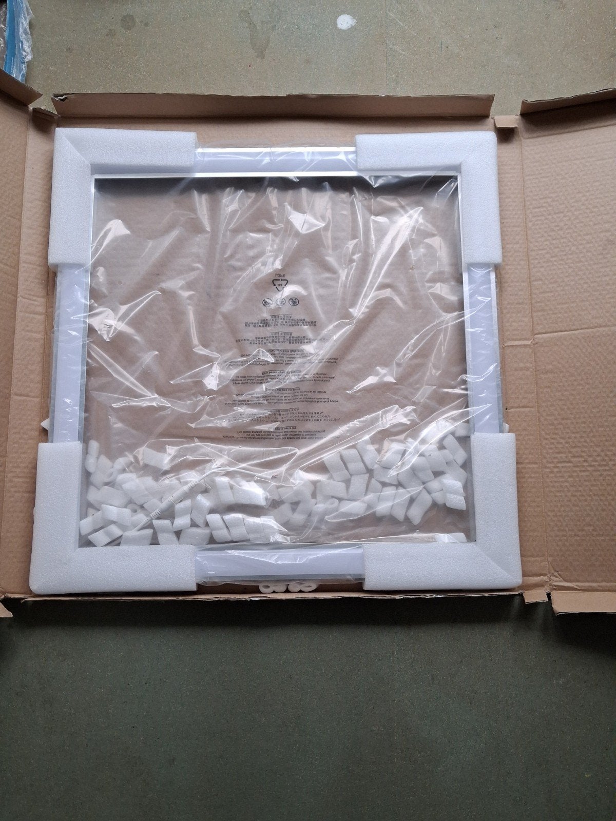 Led-paneel voor systeemplafond, 60x 60 plafondplaat, Ophalen, Kunststof, Dimbaar, Nieuw