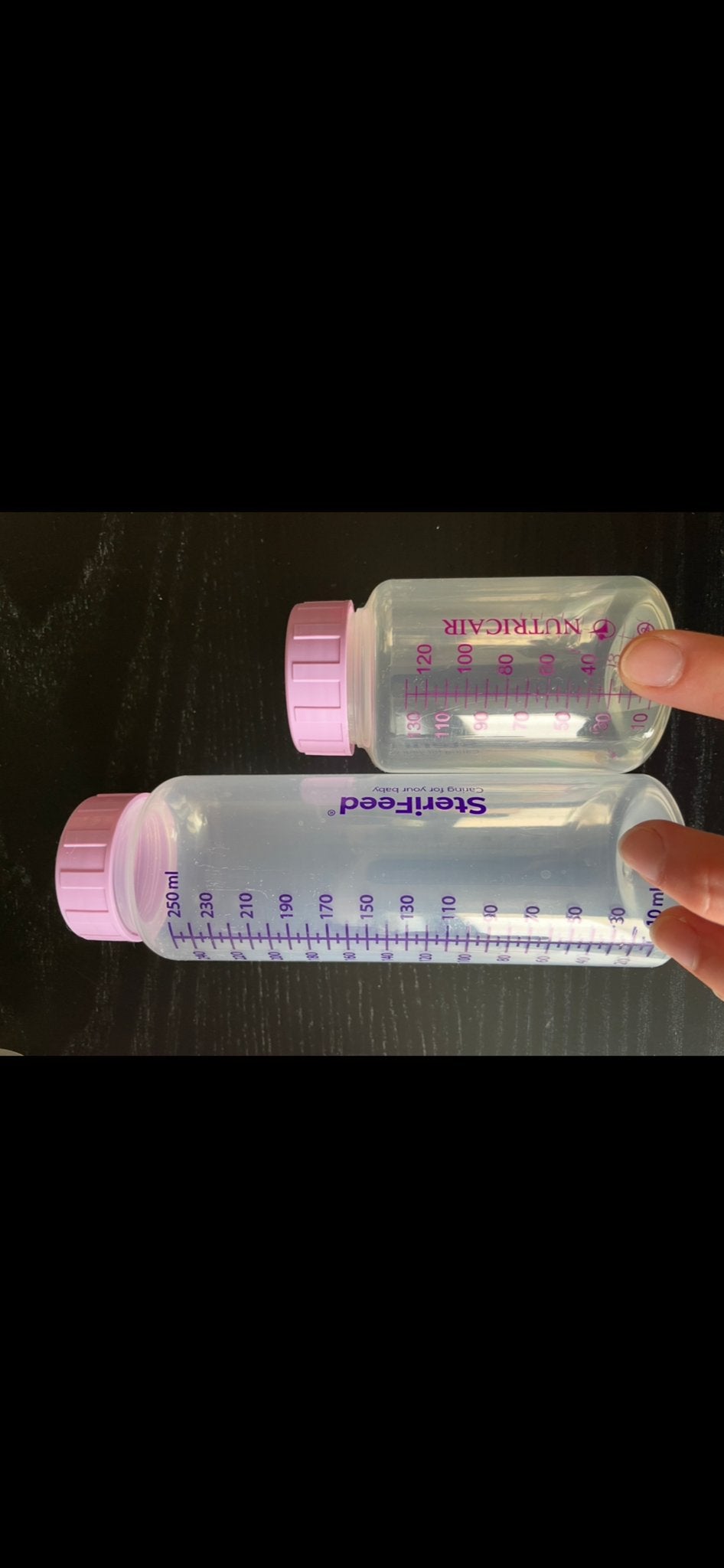 Sterifeed en Nutricair Babyflessen - 250ml en 120ml, Ophalen, Gebruikt, Babyfles, Overige merken
