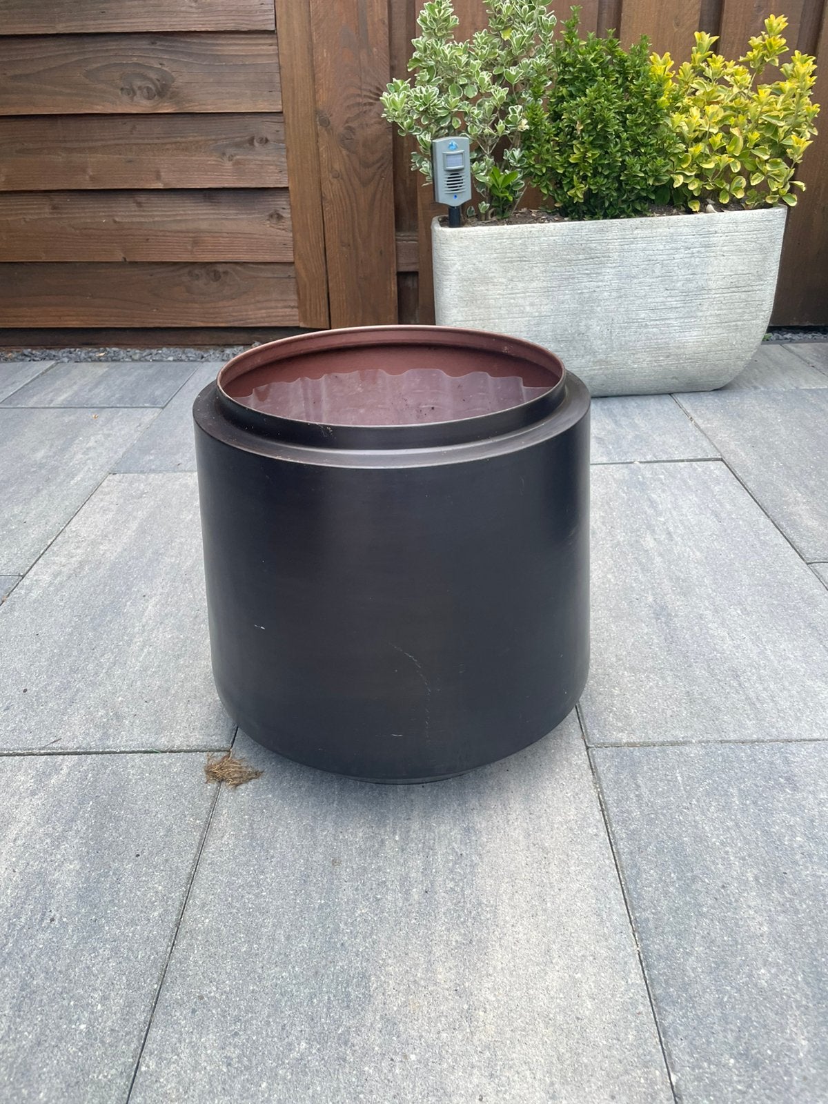 Plantenbak, Ophalen, Minder dan 30 cm, Rond, Zo goed als nieuw