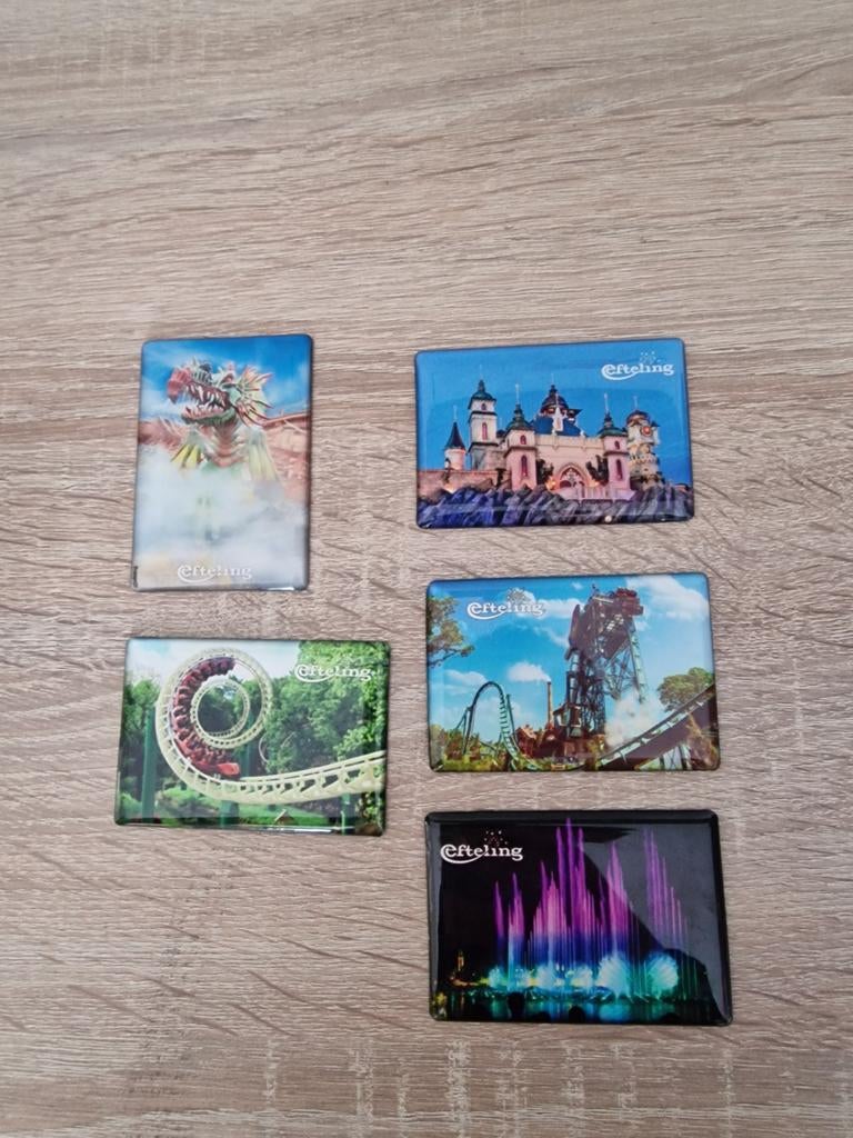 Efteling koelkastmagneten, Verzamelen, Efteling, Ophalen of Verzenden