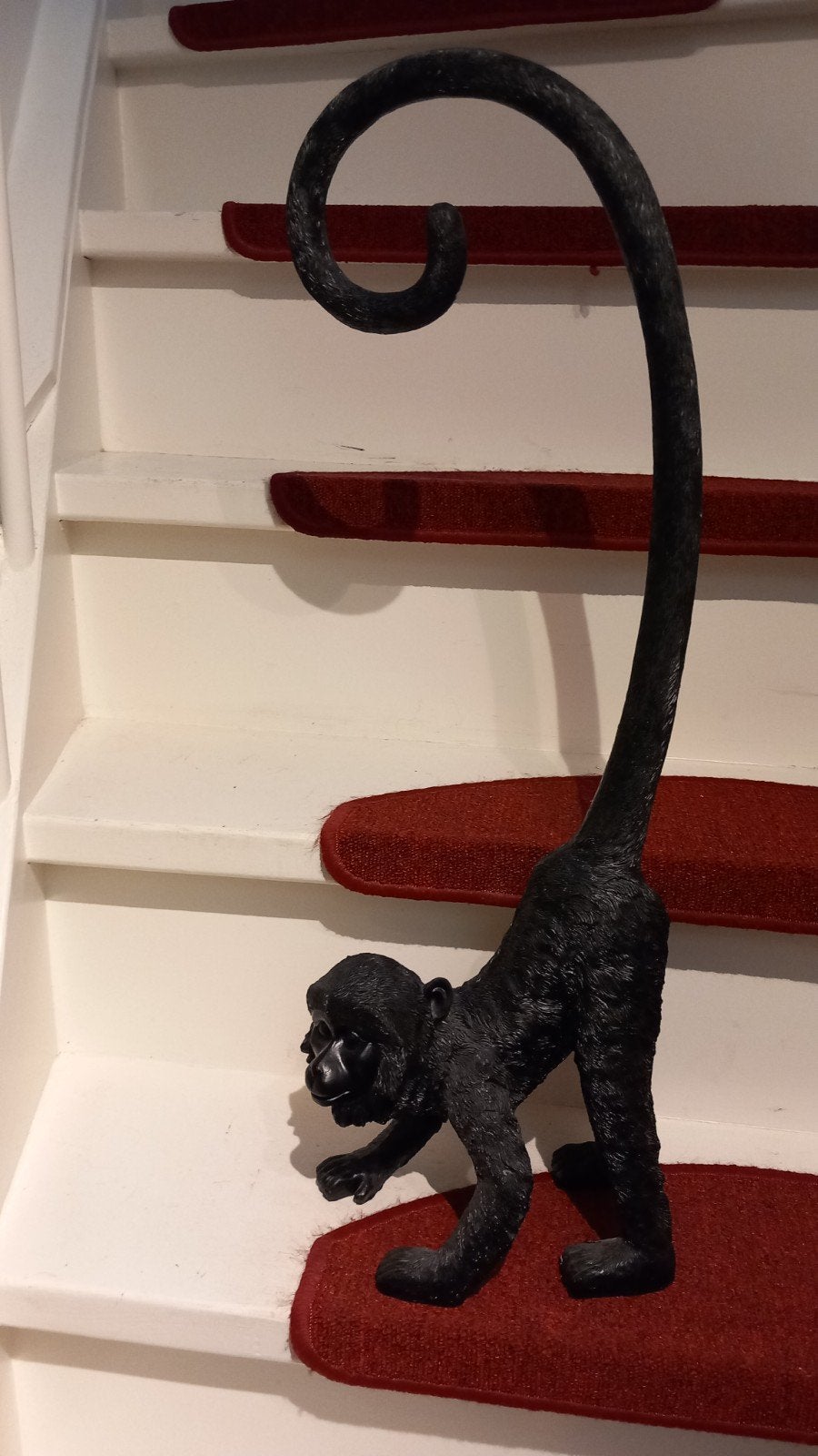 Decoratieve aap met lange staart - Zwart, Ophalen of Verzenden
