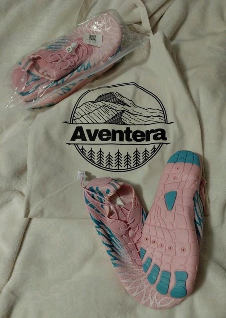 Aventera waterschoenen - Roze/Blauw - Maat 39, Watersport en Boten, Watersportkleding, Zeil- of Surfschoenen, Aventera, Nieuw