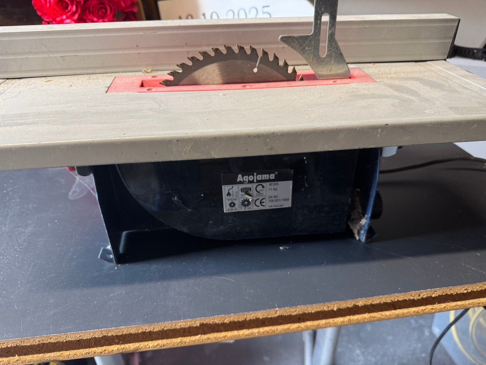 Zaagtafel, Ophalen, Cirkelzaag, Zo goed als nieuw, 30 tot 70 mm