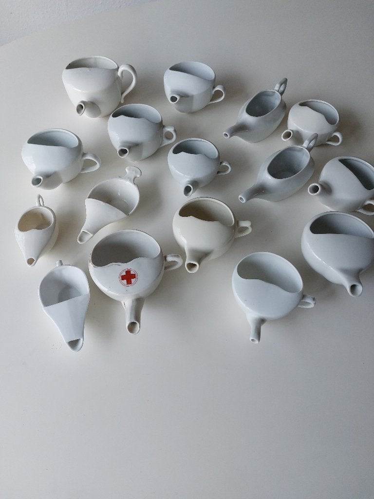 Antieke drinkbekers, Antiek en Kunst, Antiek | Keramiek en Aardewerk, Ophalen of Verzenden