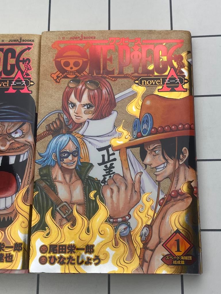 One Piece Novel A Deel 1 & 2 Japanse Boeken - Shō Hinata, Ophalen of Verzenden, Zo goed als nieuw, Tv-serie