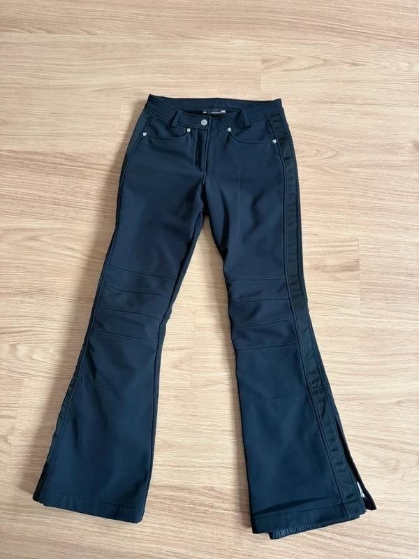 Toni Sailer skibroek zwart softshell skipants slim fit 36, Broek, Ophalen of Verzenden, Zo goed als nieuw, Maat 36 (S)